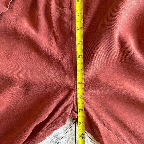 Simons | Icone Rust Lyocell Wide Leg Utility Jumpsuit - Size L - Picture 12 of 15